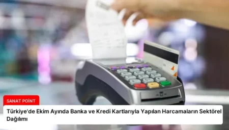 Türkiye’de Ekim Ayında Banka ve Kredi Kartlarıyla Yapılan Harcamaların Sektörel Dağılımı